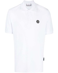 Philipp Plein Logo Patch Short Sleeve Polo Shirt