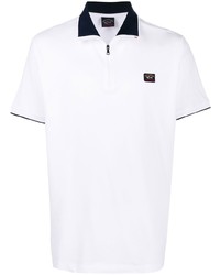 Paul & Shark Logo Patch Short Sleeved Polo Shirt