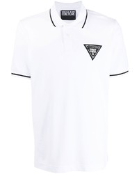 VERSACE JEANS COUTURE Logo Patch Short Sleeved Polo Shirt