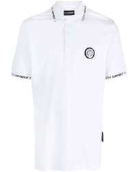 Plein Sport Logo Patch Short Sleeved Polo Shirt