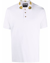 VERSACE JEANS COUTURE Logo Print Collar Polo Shirt