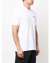 costume national contemporary Logo Print Polo Shirt