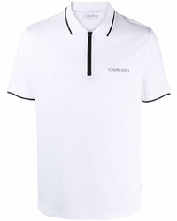 Calvin Klein Logo Print Polo Shirt