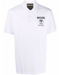 Moschino Logo Print Polo Shirt