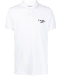 Iceberg Logo Print Polo Shirt