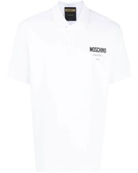 Moschino Logo Print Short Sleeved Polo Shirt