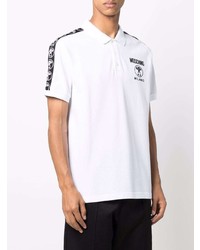 Moschino Logo Tape Cotton Polo Shirt