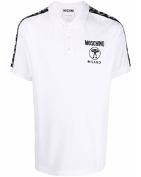 Moschino Logo Tape Cotton Polo Shirt