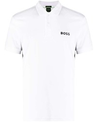 BOSS Logo Tape Cotton Polo Shirt