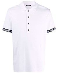 Balmain Logo Trim Polo Shirt
