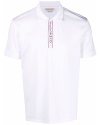 Alexander McQueen Logo Trim Polo Shirt