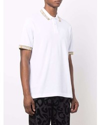 VERSACE JEANS COUTURE Logo Trimmed Polo Shirt