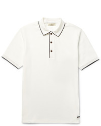 Burberry London Slim Fit Contrast Tipped Cotton Piqu Polo Shirt