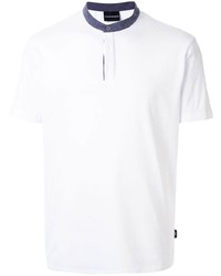 Emporio Armani Mandarin Collar Polo Shirt