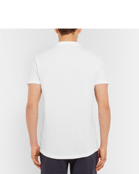 Orlebar Brown Massey Slim Fit Open Collar Cotton Airtex Polo Shirt