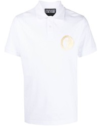VERSACE JEANS COUTURE Metallic Logo Polo Shirt