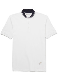 Michael Bastian Michl Bastian Shawl Collar Cotton Piqu Polo Shirt