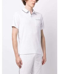 Michael Kors Michl Kors Terry Cloth Contrasting Trim Polo Shirt