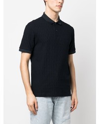 Armani Exchange Monogram Pattern Polo Shirt