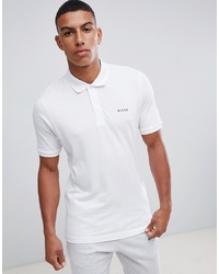Nicce London Nicce Polo Shirt In White With Small Logo