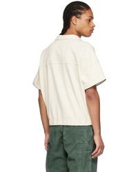 Rhude Off White Cotton Polo