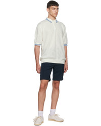 Manors Golf Off White Cotton Polo
