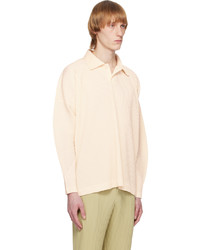 Homme Plissé Issey Miyake Off White Monthly Color February Polo