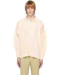 Homme Plissé Issey Miyake Off White Monthly Color February Polo