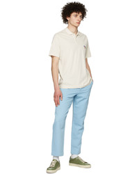 Ps By Paul Smith Off White Organic Cotton Polo