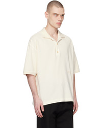 Recto Off White Pigt Dyed Polo