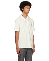 Ps By Paul Smith Off White Red Happy Polo