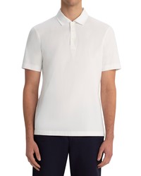 Bugatchi Ooohcotton Tech Solid Polo In White At Nordstrom