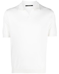 Tagliatore Open Placket Knitted Polo Shirt
