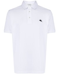 Etro Pegasus Embroidered Logo Polo Shirt