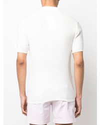 Orlebar Brown Piqu Weave Design Polo Shirt