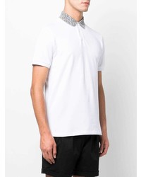 Emporio Armani Printed Collar Polo Shirt