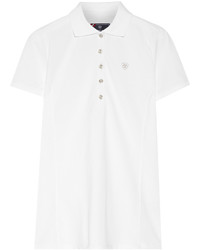 Ariat Prix Cotton Blend Piqu Polo Shirt White