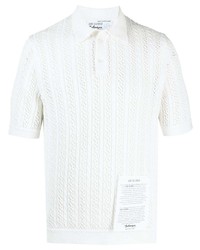 Ballantyne Raw Diamond Lace Stitch Polo Shirt