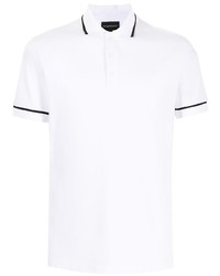 Emporio Armani Rear Logo Print Polo Shirt