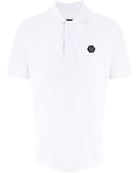 Philipp Plein Ribbed Detail Cotton Polo Shirt