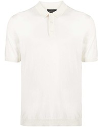 Roberto Collina Ribbed Edge Cotton Polo Shirt