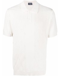 Drumohr Ribbed Knit Polo Shirt