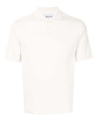 Solid Homme Short Sleeve Silk Polo Shirt