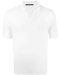 Tagliatore Short Sleeved Silk Polo Shirt