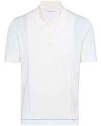 Prada Short Sleeved Wool Polo Shirt