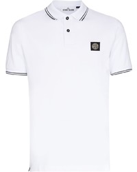 Stone Island Si Chest Emb Ss Polo Wht