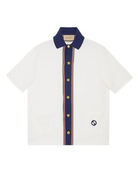 Gucci Signature Gg Cotton Polo Shirt