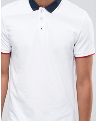 Celio Slim Fit Polo With Contrast Collar