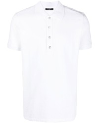 Balmain Stretch Cotton Polo Shirt