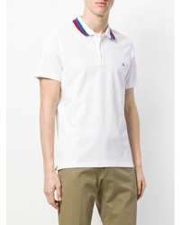 Fay Stripe Collar Polo Shirt